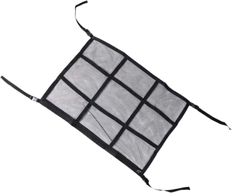 Updated modern design OUNONA Car Roof Storage Net Car Ceiling Storage Net Pocket Polyester Mesh Easy Access Lightweight - Image 1