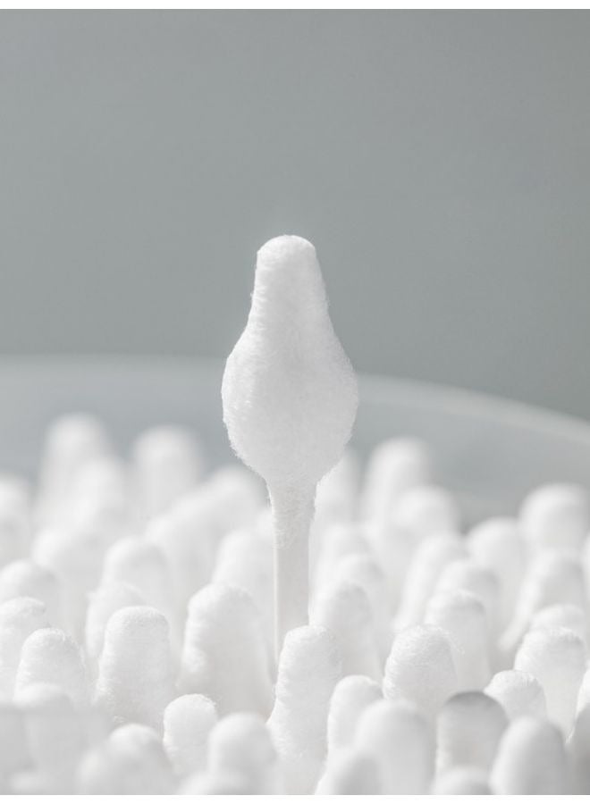 TEN-M JOURNEY Baby-Safe Cotton Swabs Large-Tip Design for Gentle Cleaning, 100% Biodegradable, Chlorine-Free, and Hypoallergenic For Baby and Kids 110Pcs/Pack - Image 4