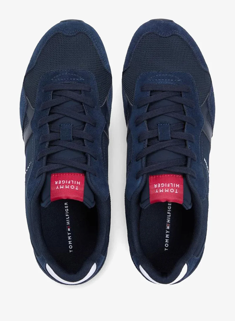Tommy Hilfiger Desert Sky Mixed Texture Cleat Ripstop Sneakers for Men | Best Price UAE