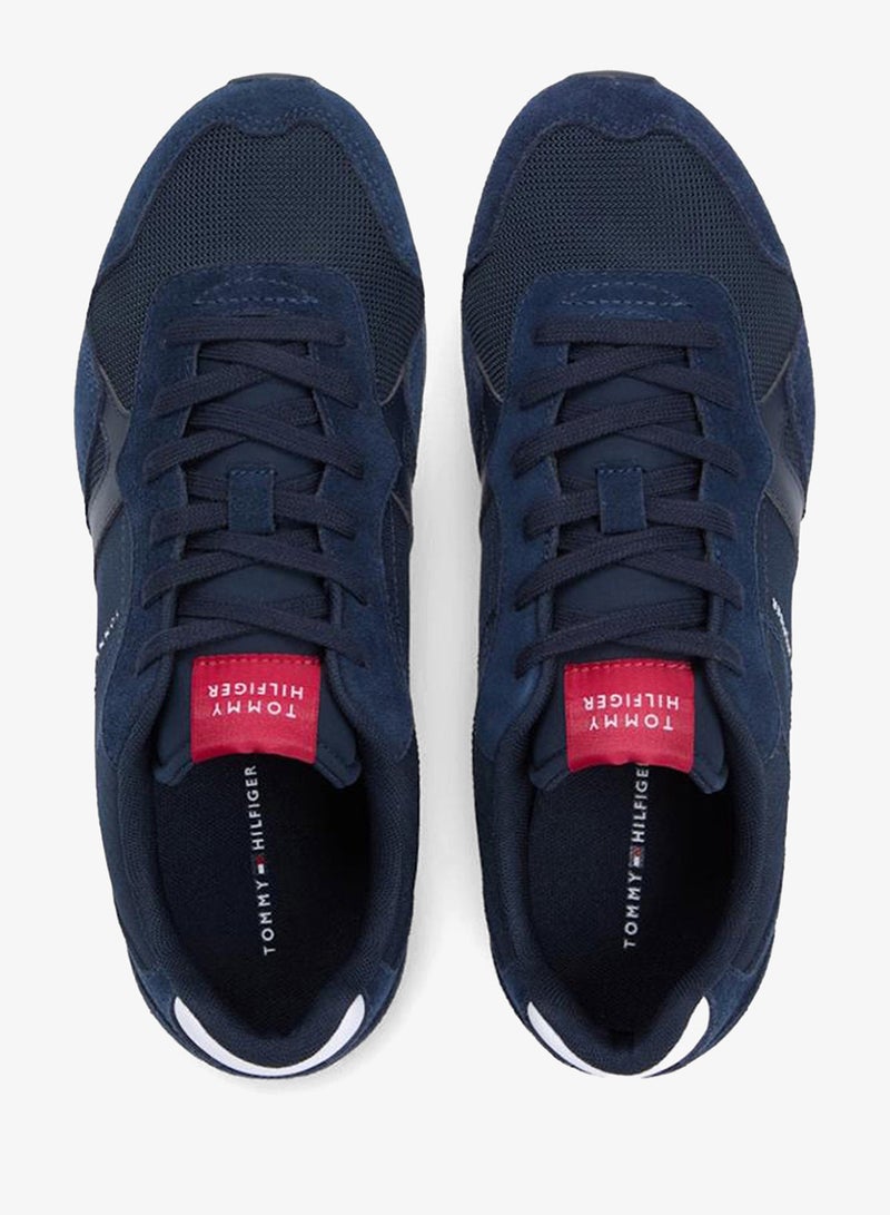 TOMMY HILFIGER Mixed Texture Cleat Ripstop Trainers - Image 5