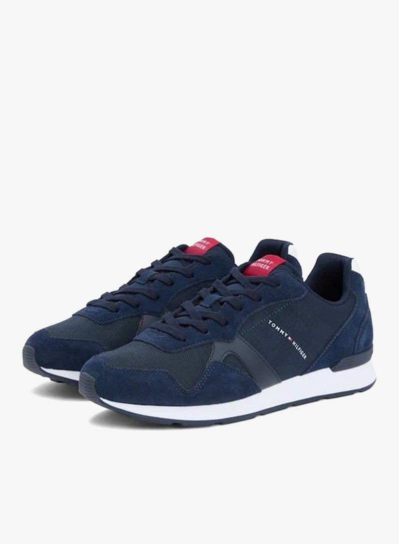 TOMMY HILFIGER Mixed Texture Cleat Ripstop Trainers - Image 4