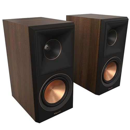 Klipsch Reference Premiere RP-500M II Walnut Bookshelf Speakers - Image 1