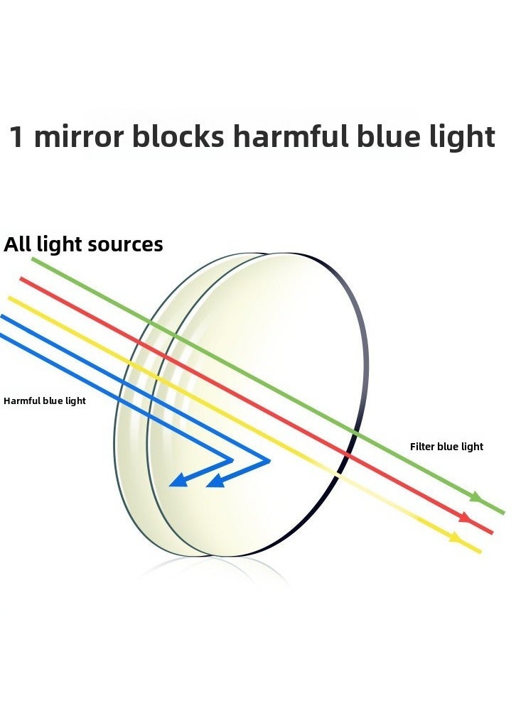 SCENT HOUSE 1PC Stylish Oversized Cat Eye Women's Glasses Classic Versatile Design Perfect for Fashion Gifting Includes Eyeglass Case Blue Light Blocking Glasses - Image 5