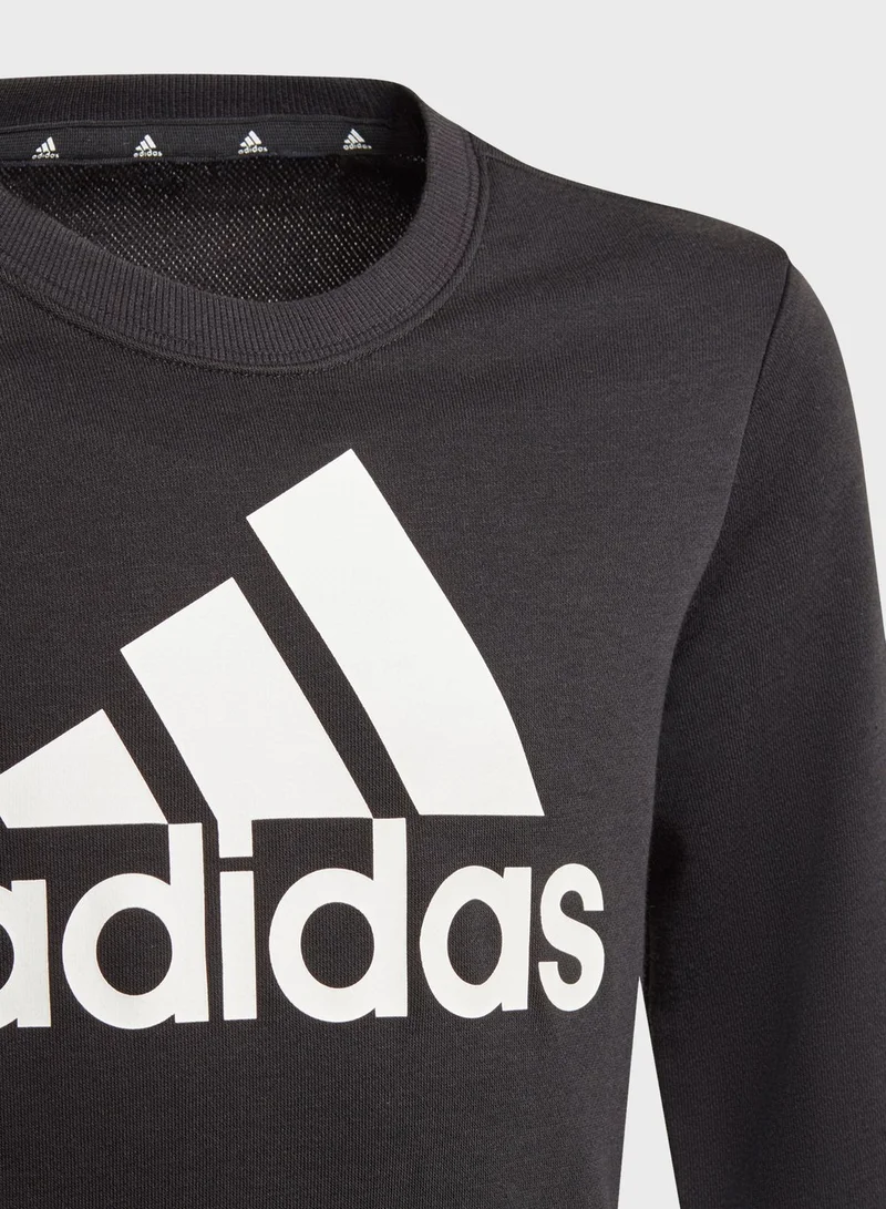 adidas سويت شيرت بشعار الماركة