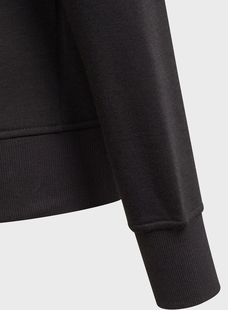 adidas سويت شيرت بشعار الماركة