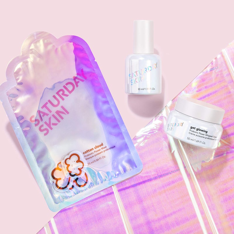 Saturday Skin Cotton Cloud Probiotic Power Face Mask Vit E Seabuckthorn Fruit Extract Omega Fatty Acids For Healthy Skin And Glow Self Home Care Facial Mask Sheet (25ml/0.84 Fl Oz) - Image 3