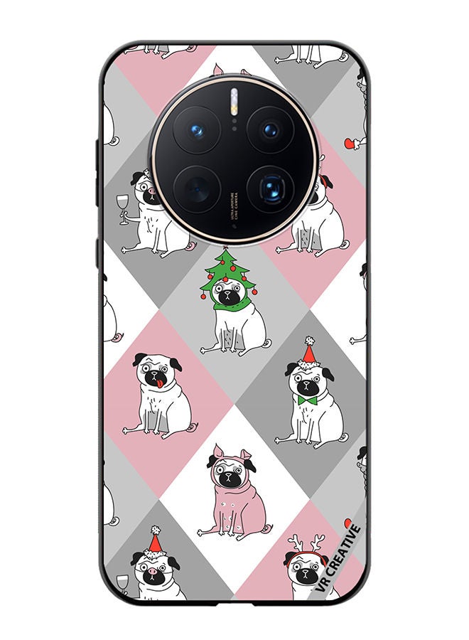 VR CREATIVE Protective Case Cover For Huawei Mate 50 Pro Dogs Design Multicolour - Image 1