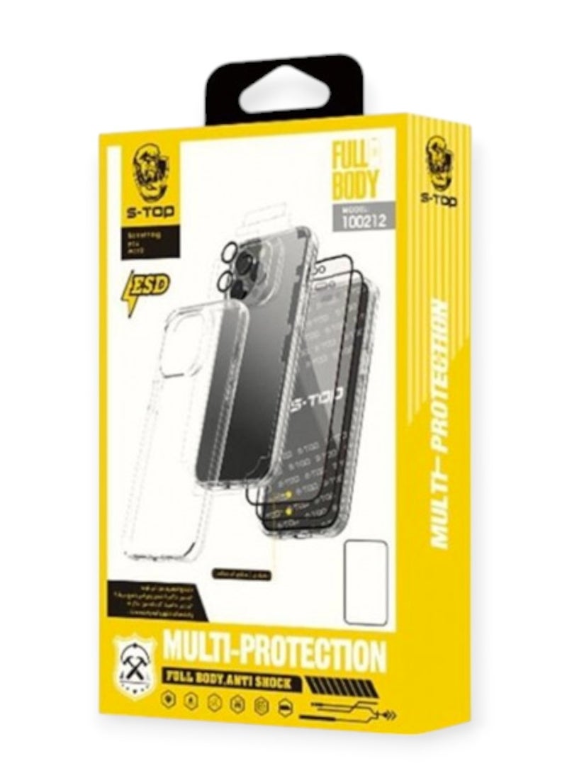 S-TOP Full Protection Package for iPhone 14 Pro Max Full Protection for Your Device Against Scratches and Drops (10 in 1) Original Package from S-TOP - Image 1