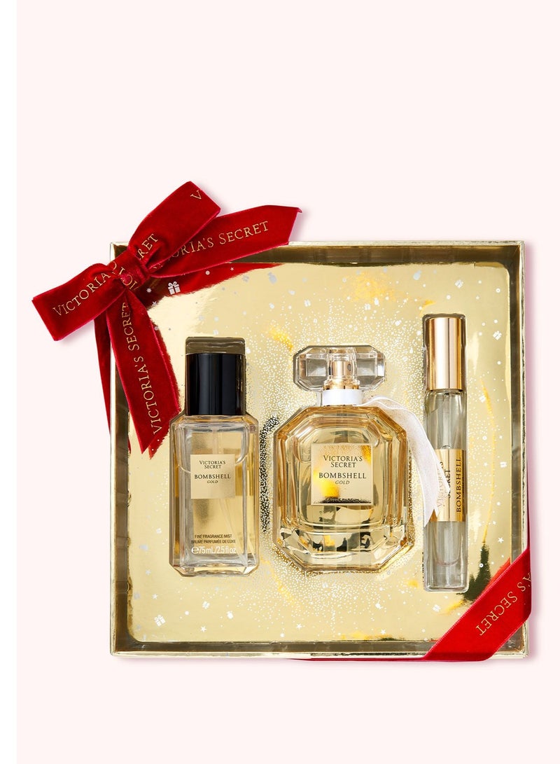 Victoria's Secret Bombshell Gold  set