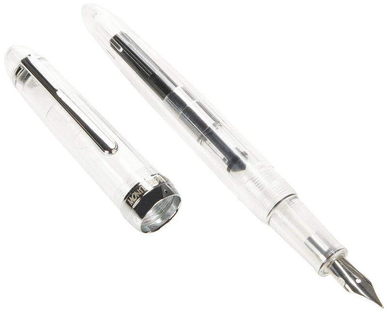 MONTEVERDE Monza Signature Gift Set Monza ID Fountain Pen, Clear (flex nib) - Image 2