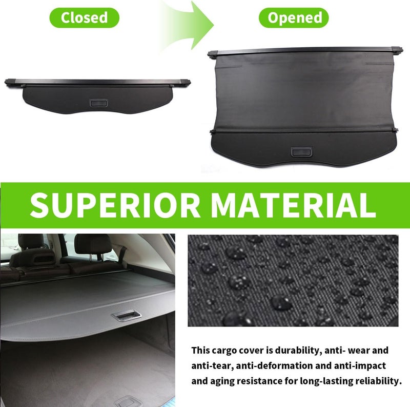 Liizoo Cargo Cover for Honda Passport 2019-2023 - Rear Trunk Security Shade - Image 3
