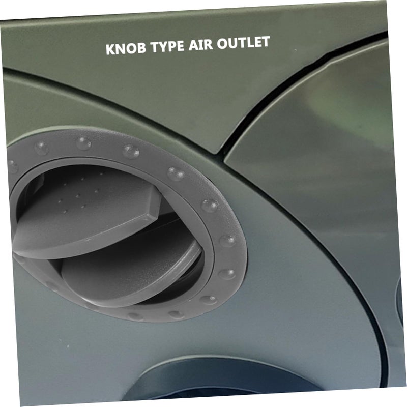 2Pcs Round Air Vent Cover Deflector Leakproof Easy Install Efficient Airflow Direction - Image 4