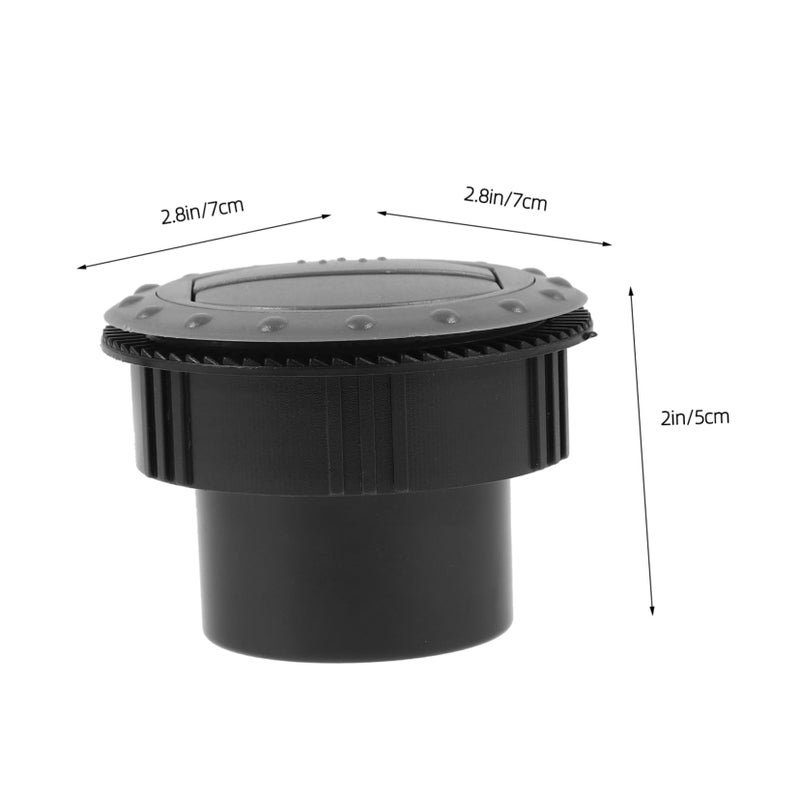 2Pcs Round Air Vent Cover Deflector Leakproof Easy Install Efficient Airflow Direction - Image 3