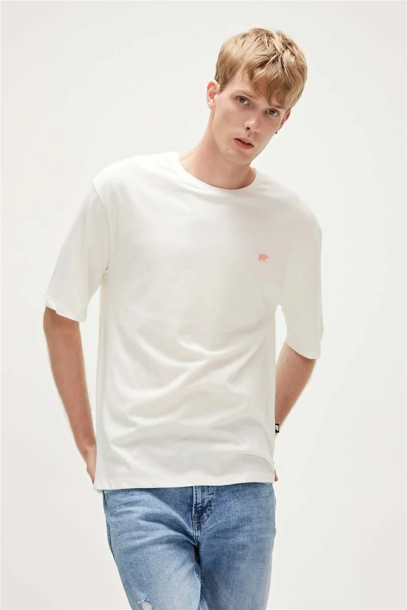 باد بير REALITY T-SHIRT BLUE Men's T-Shirt 23.01.07.015-C108