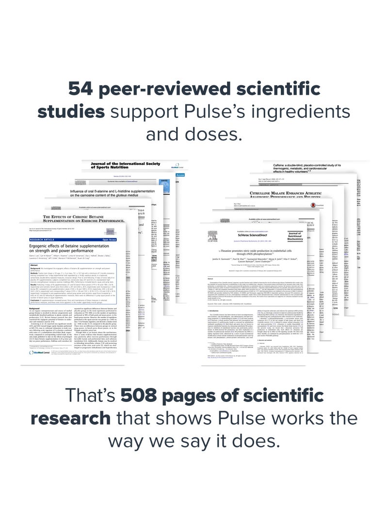 Legion Athletics Pulse Pre Workout Supplement - Green Apple Flavor Naturally Sweetened & Flavored, Increases energy & focus, Enhances strength & endurance, Reduces fatigue, 20 SERVINGS | DIETARY SUPPLEMENT | NET WT476 G/16.8 0Z/ 1.05 LBS - Image 3