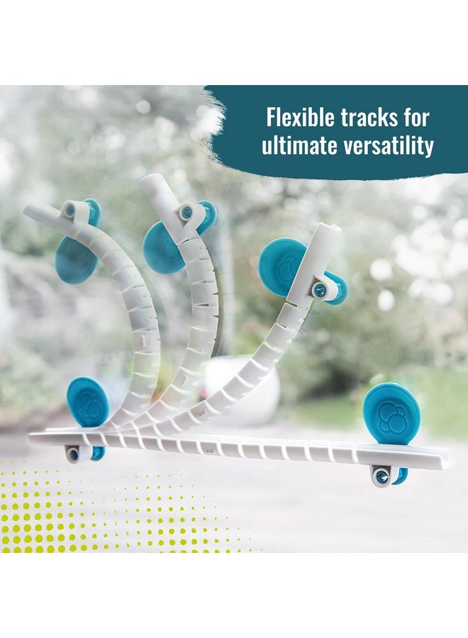 Thames & Kosmos Gecko Run Marble Run Starter Set by Thames & Kosmos, Toy of The Year Finalist - 63 Piece Vertical Marble Run, Flexible Tracks | Fast, No-Mess Setup, Residue-Free Nano-Adhesive Pads, Creative Play - Image 4