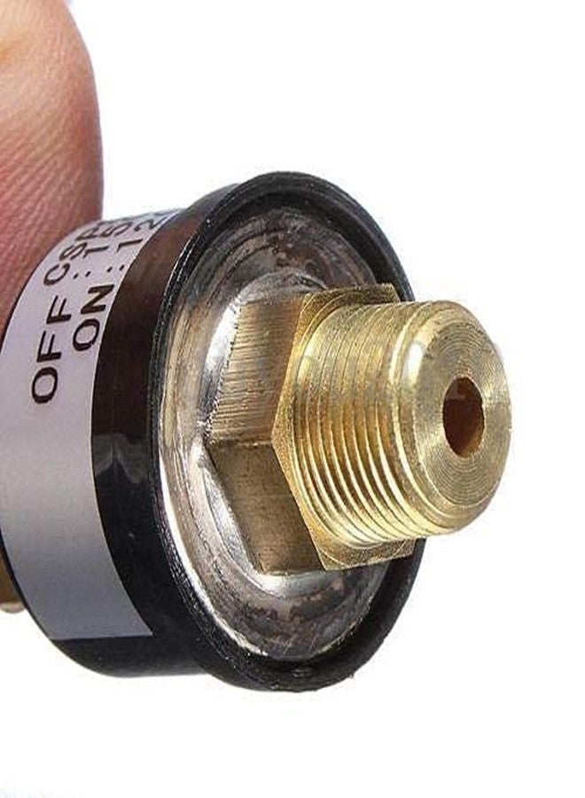 أن.سي صمام التحكم في ضغط ضاغط الهواء NC 120150 PSI بوق أسود 18 12 فولت 24 فولت قطعة واحدة - Image 5