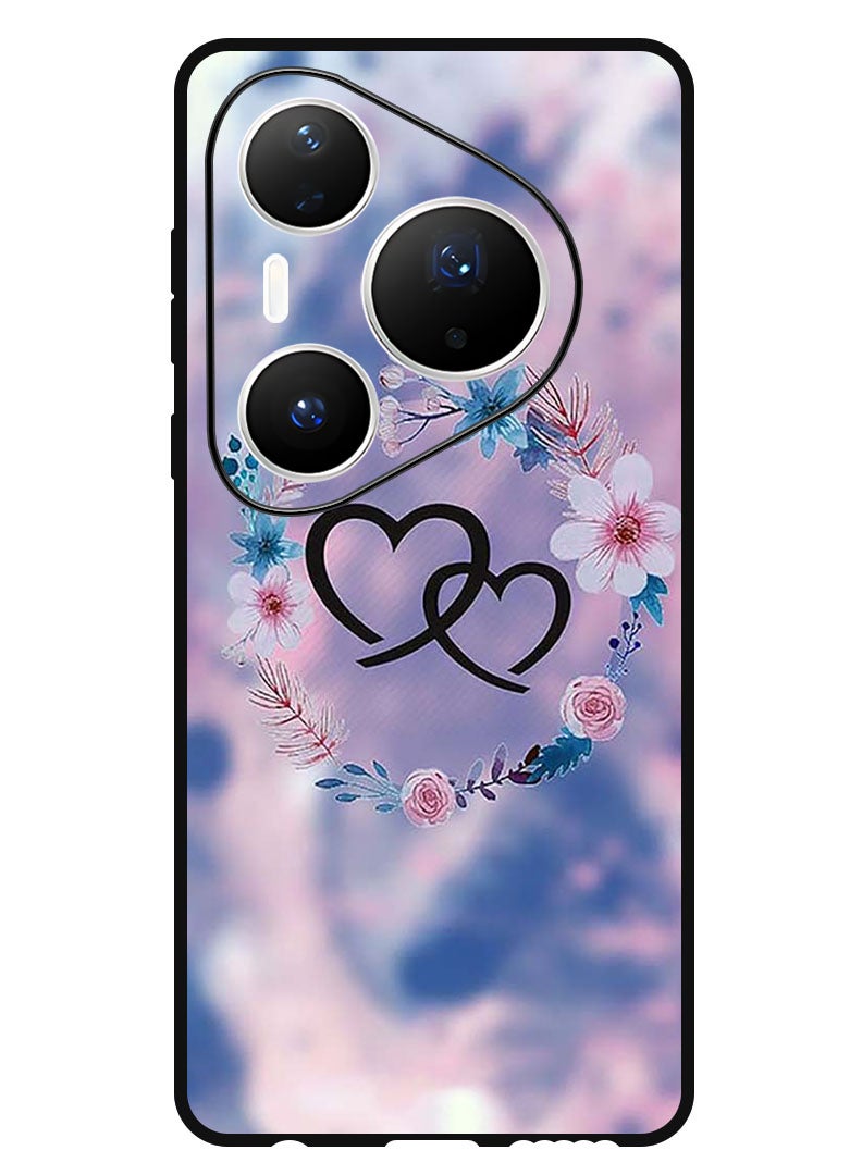 Theodor Case Compatible with Huawei Pura 80 Pro 6.8 Inch Protection Shockproof Bumper Cover Two HEarts - Image 1