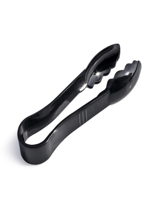 نيو ستار فود سيرفيس ملقط متعدد الاستخدامات من نيو ستار فود سيرفيس، رقم الموديل 35698، مصنوع من البلاستيك المقاوم للحرارة العالية، ذو حواف مسننة، 6 بوصات، أسود، طقم من 12 قطعة - Image 2