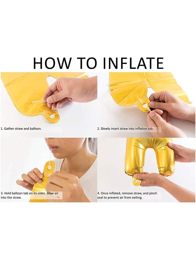 بالون رقم 7 ذهبي 40 بوصة - زينة رقائق معدنية أنيقة لأعياد الميلاد والذكرى السنوية - Image 3