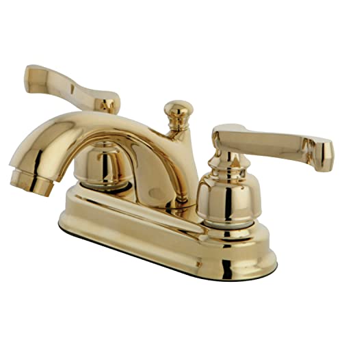 Kingston Brass صنبور مغسلة كينغستون برَاس KB5602FL بقطر 4 إنش، نحاس مصقول - Image 1