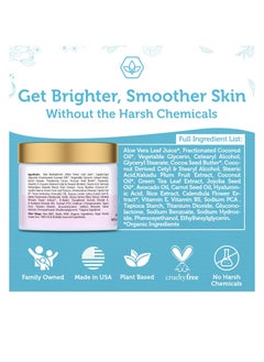 Era Organics Era Organics Advanced Vitamin C Face Cream - Brightening and Nourishing with Jojoba Oil, Kakadu Plum for Fine Lines, Wrinkles  - Image 5