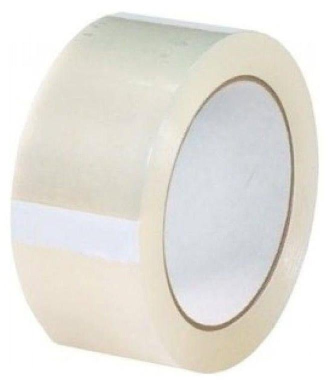 MARKQ Clear Packing Tape, 2 inches x 50 yards Strong Heavy Duty Packaging Tape for Sealing Parcel Boxes, Moving Boxes Houses, Large Postal Bags, Office Supplies [1 Roll] - Image 1
