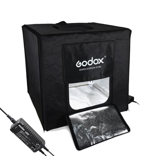 Godox LSD60 Mini Photography Studio Lighting Tent, 5800K Double LED Light Boards Studio Box for Photography Shooting (24 x 24 x24 inch) - Image 1