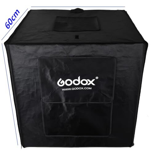 Godox LSD60 Mini Photography Studio Lighting Tent, 5800K Double LED Light Boards Studio Box for Photography Shooting (24 x 24 x24 inch) - Image 2