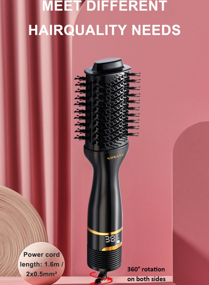 سوكاني فرشاة مجفف شعر وأداة تصفيف بقوة 1400 واط، فرشاة مجفف شعر احترافية، مجفف مكثف مع أيونات سالبة، يعمل على جميع أنواع الشعر، SK-15047 - Image 3