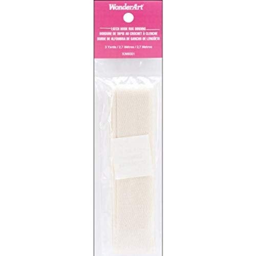 Spinrite Wonderart Latch Hook Rug Binding, 3.5 Yards, Natural - Image 4