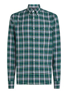 TOMMY HILFIGER Checked Regular Fit Poplin Shirt  - Image 5