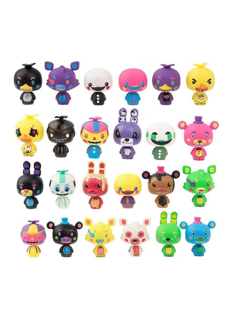 24 types of midnight bear hand office Q version tabletop toy cake car mounted anime decorations  - Image 1