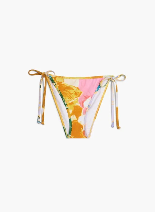 Desigual Multicolour Bikini brief with flowers for Women | Best Price UAE