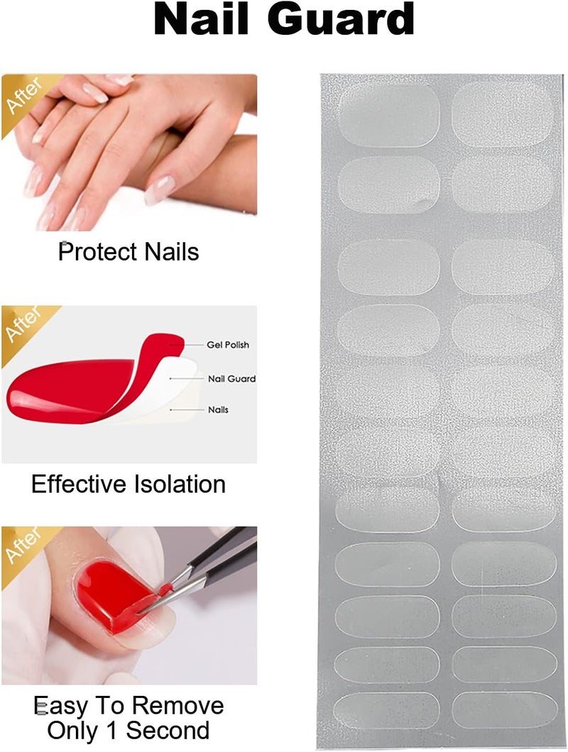Nail polish protector, Nail polish film sticker, Won't damage the nail patch - Image 4