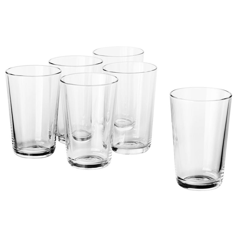 Baitique Glass, Clear, 30 cl, 6 Pack - Image 1