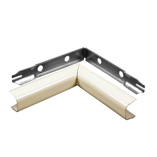 WIREMOLD Legrand Wiremold B-7 Metal Raceway for Extending Power, 500 Series, Inside Elbow, Ivory (1 Pack) - Image 1