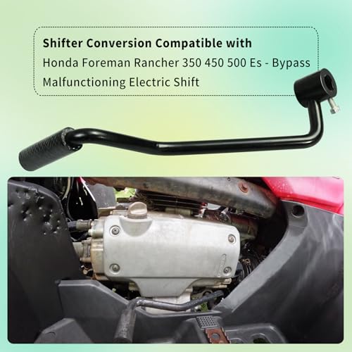 Vanshly Shifter Conversion Compatible with Honda Foreman Rancher 350 450 500 ES - Bypass Malfunctioning Electric Shift - Image 4