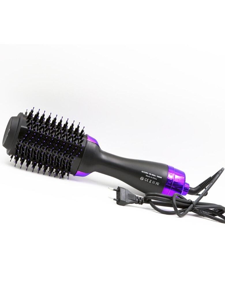 One Step One Step Hair Dryer Volumizer And Styler Ceramic Plates 3 Speed Option Black/Purple  - Image 1