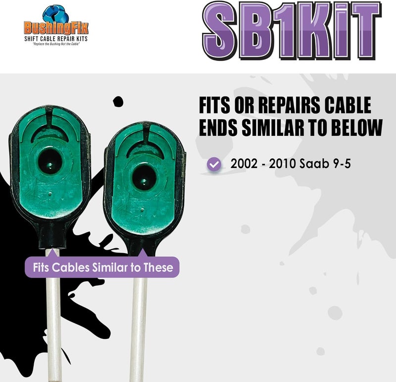 BushingFix.com BushingFix SB1Kit - Saab 9-5 Automatic Transmission Linkage Repair Kit (2002-2010) - Image 4