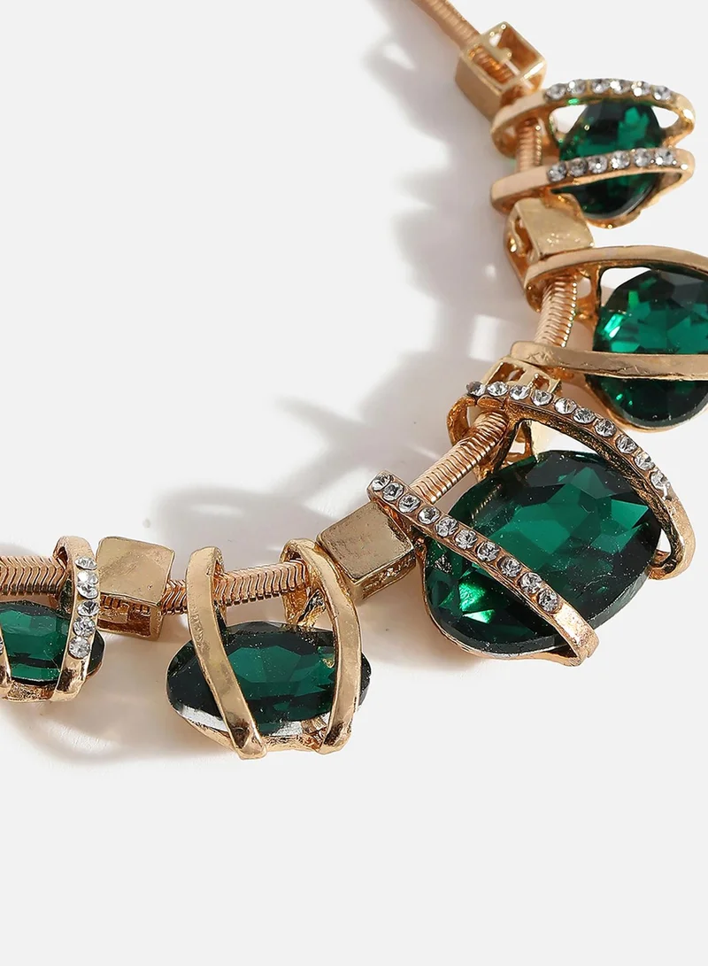 سوهي قلادة قطرات خضراء لذيذة