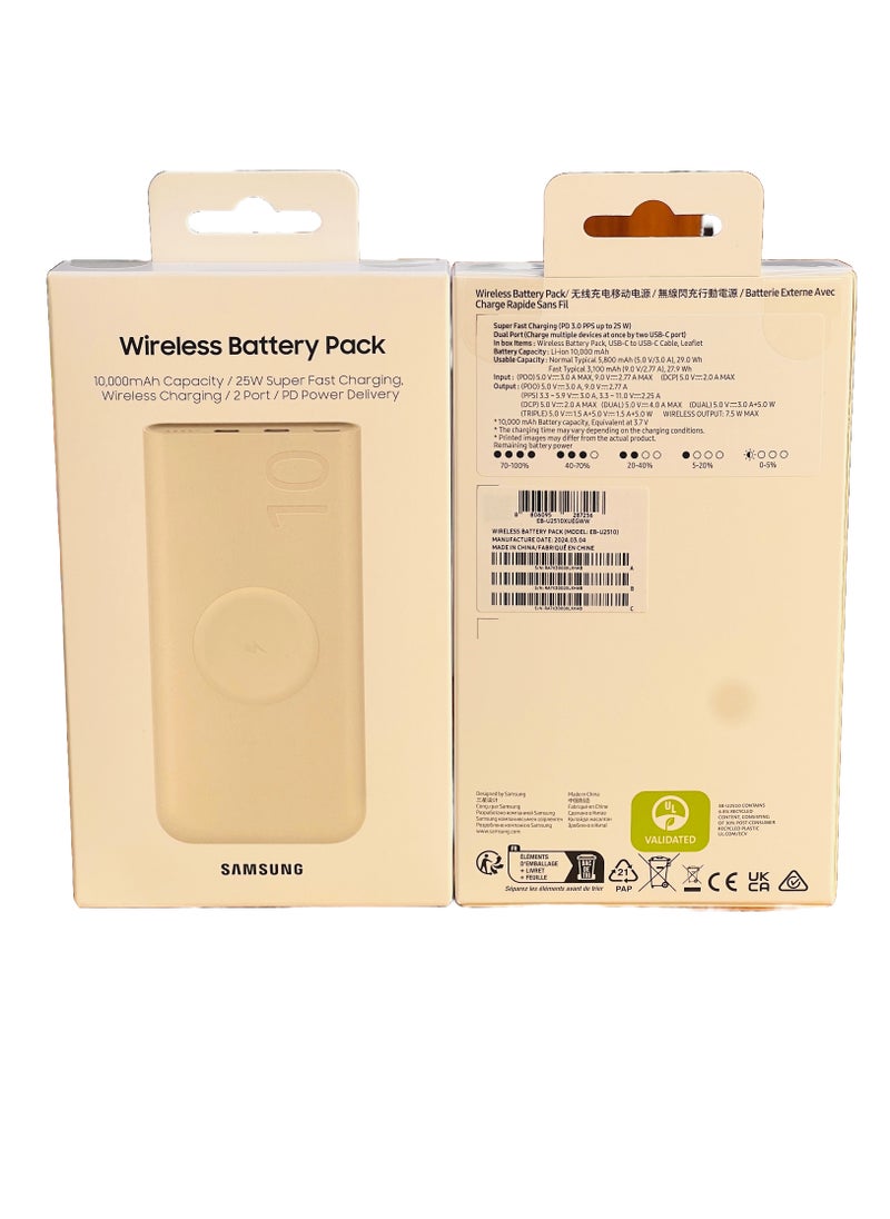 Generic - Samsung U2510 10000mAh Wireless Power Bank - Image 1