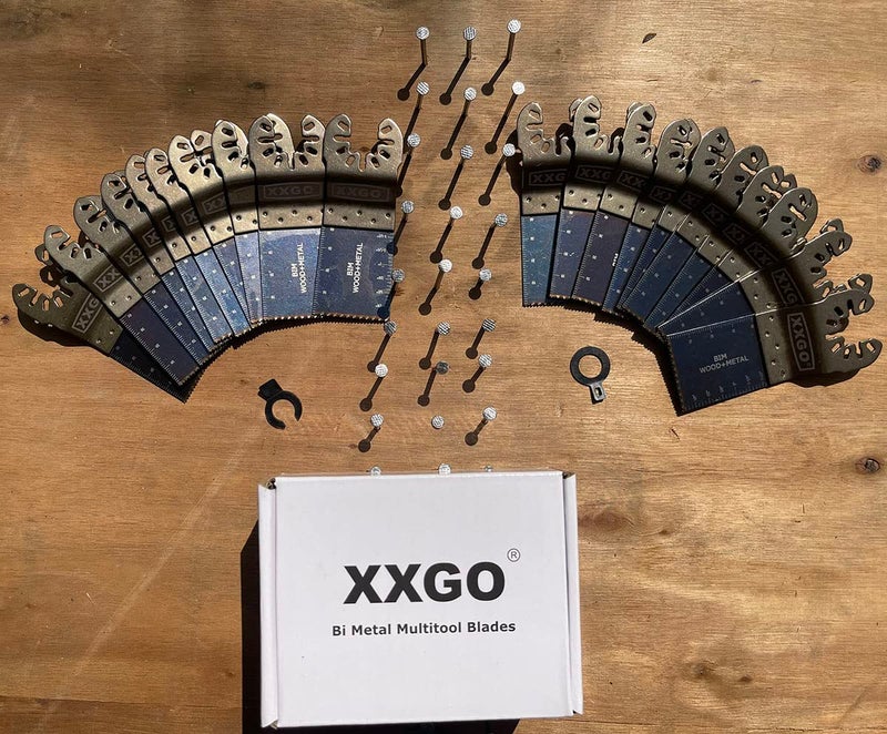 XXGO 20 Pcs Bi Metal Oscillating Tool Blades Compatible with Bosch, Chicago, Craftsman, Dremel, Fein, Harbor Freight, Makita, Milwaukee, Porter Cable, Ridgid, Ryobi, Rockwell XG2020 - Image 5