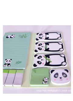 SYOSI Pandas Sticky Notes Set, Cute Cartoon Pandas Self-Stick Notes 550 Sheets, Pads Animal Divider Tabs Bundle Writing Memo Pads Page Marker, Funny School Office Supplies Small Gift  - Image 4
