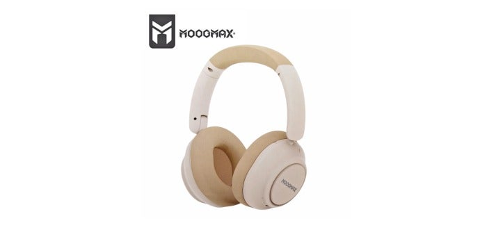 موج ماكس سماعة رأس لاسلكية Moogmax SoundVibe-S400 موديل MX-EP117 بلون بيج مع إلغاء الضوضاء الهجين وبطارية حتى 80 ساعة، سماعة بلوتوث، سماعة موسيقى، سماعة جوال، سماعة كمبيوتر، سماعة لابتوب، سماعة مريحة للأذن، سماعة عازلة للضوضاء، سماعة هاي فاي، سماعة سفر، هيدفون عملي للأجهزة الذكية والاستخدام اليومي - Image 3