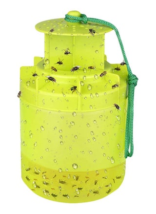 Fly Trap Outdoor Hanging, Insect Fly Catcher with Fly Attractant, Non-Toxic Outdoor Hanging Ranch Fly Traps, Reusable Fly Repellent Trap Fly Killer Deterrent for Pasture/Orchard/Garden/Camping - pzsku/ZDB9A5AA7696D7C63462CZ/45/_/1716972760/08f0f042-b64d-4358-9d33-fd96126b2745