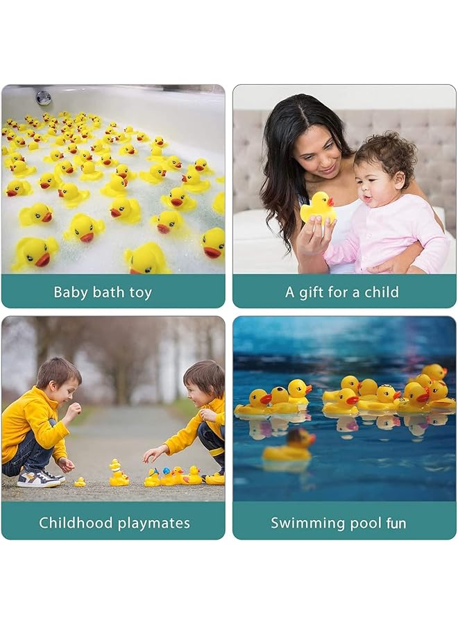 Oasisgalore Little Rubber Ducks Tiny Baby Shower Rubber Ducks In Bath Decorations For Shower And Party Favors 20Pcs - Image 4