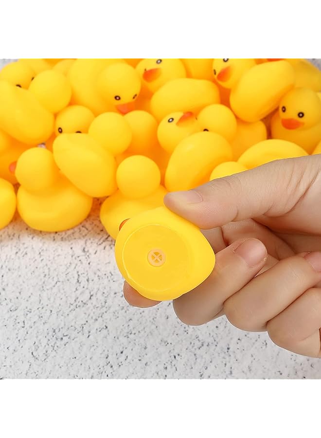 Oasisgalore Little Rubber Ducks Tiny Baby Shower Rubber Ducks In Bath Decorations For Shower And Party Favors 20Pcs - Image 3