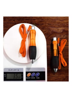 Y&D Big Weighted Fat Pens, 5 PCS Ballpoint with 10 Bue Extra Refills Retractable, Wide Body Hanging Rope Handwriting Aids for Tremor, Arthritis, Parkinson  - Image 3
