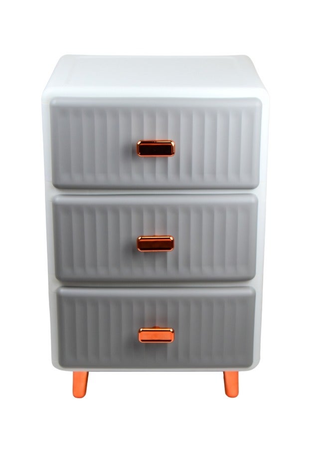Stylish 3-Tier Plastic Drawer Unit – Ideal for the Kitchen and Living Room – Durable and Easy to Clean - Image 5